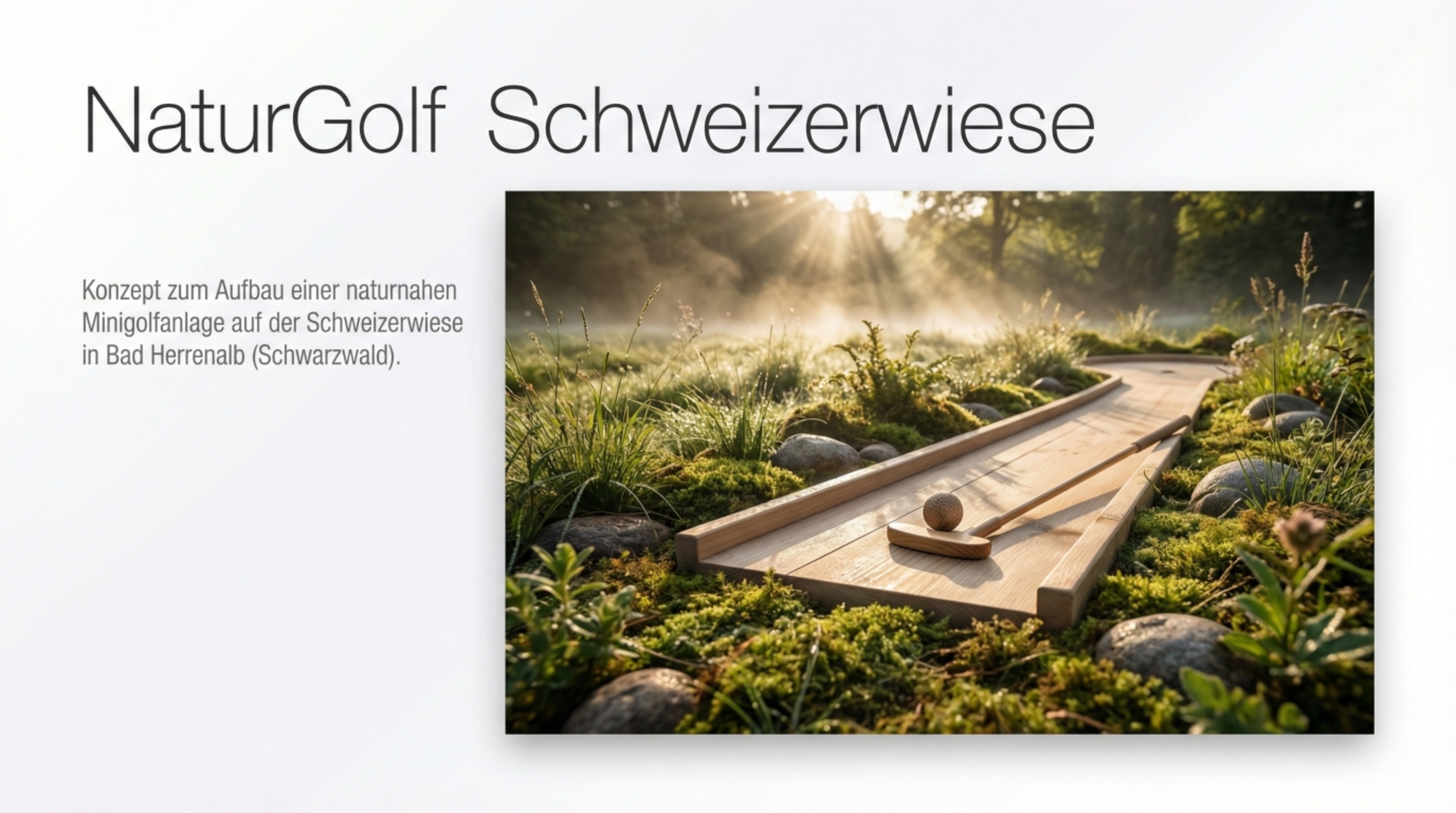 Adventure Minigolf Slide