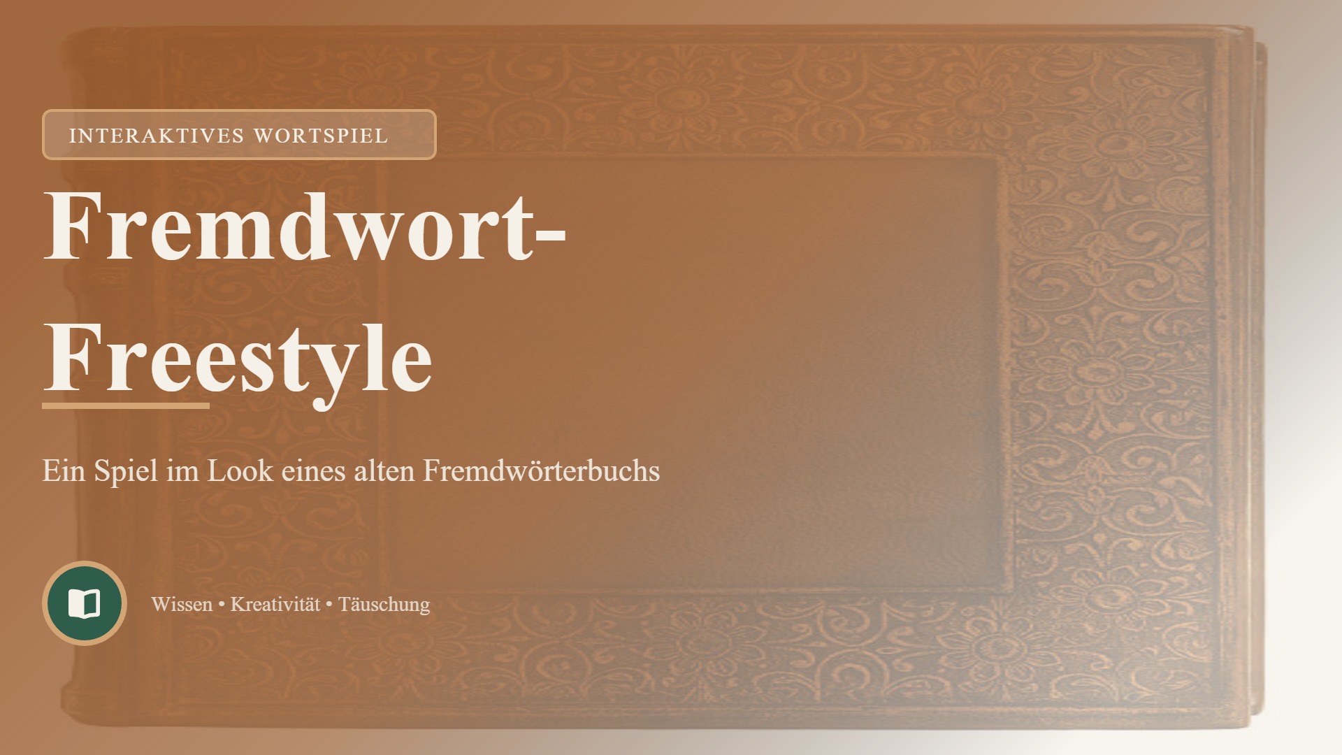 Fremdwörterspiel Slide